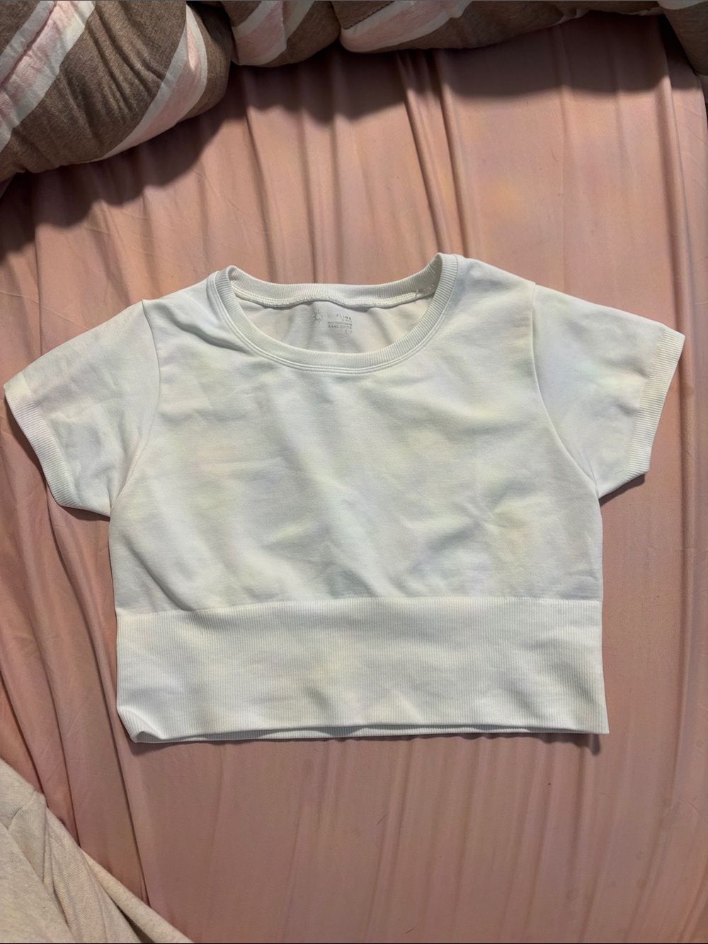 Offline white crop top